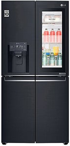 LG 570L超薄法式冰箱门，配有InstaView门中门