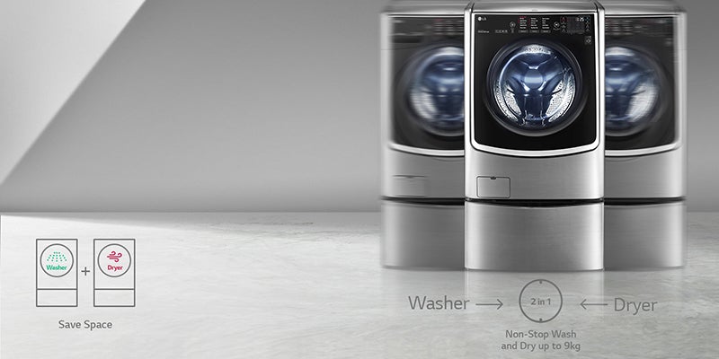 LG洗衣机烘干机组合