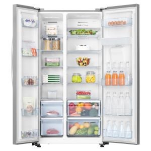 最便宜的并排冰箱价格海信624L并排冰箱冷冻柜审查比较