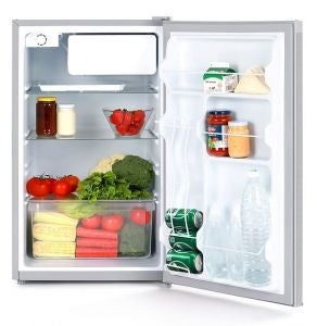 最便宜的立式冰箱价格科根129L钢冷不锈钢冰箱审查比较