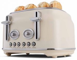 凯马特4片不锈钢复古烤面包机