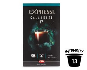 Aldi Expressi咖啡胶囊评级评论价格比较Expressi Calabrese