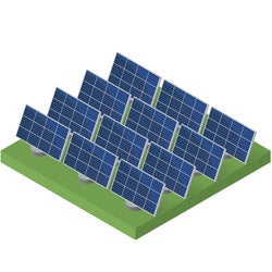 太阳能发电厂电网