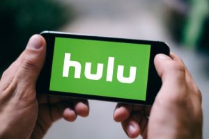 Hulu logo的特写