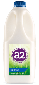 A2新鲜的全奶油牛奶比较