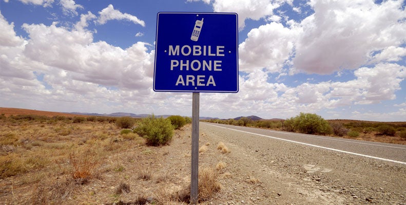 手机领域签署澳大利亚内陆的道路