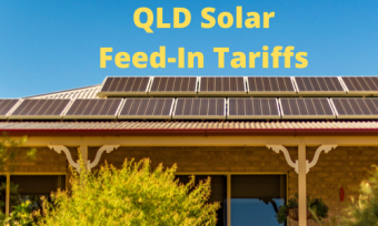 房子与太阳能电池板和QLD太阳能上网电价