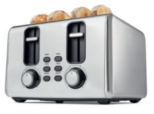 凯马特4片不锈钢烤面包机
