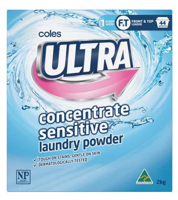 Coles Ultra洗衣粉评论