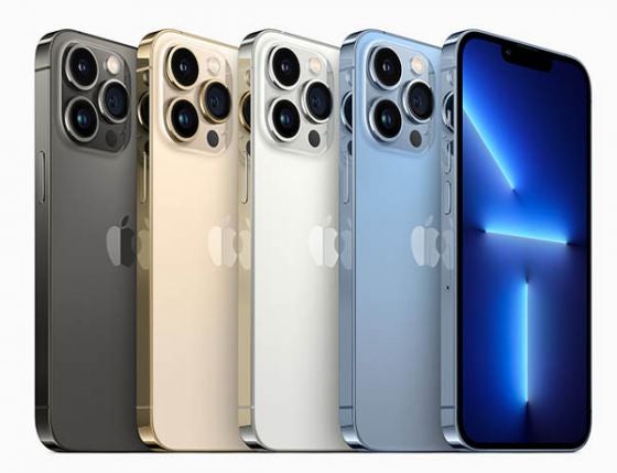 iPhone 13 Pro系列手机有四种颜色