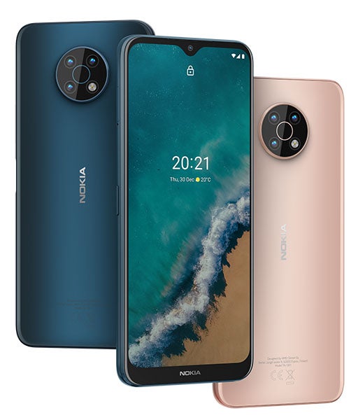 诺基亚G50手机有蓝色和粉色两种颜色可供选择