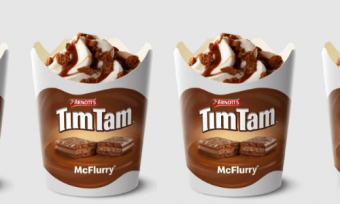 麦当劳终于推出了Tim Tam McFlurry!