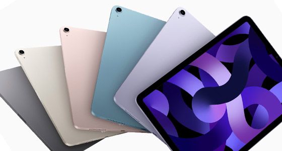 不同颜色的iPad空气片系列