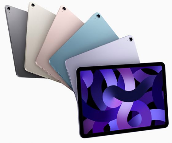 苹果iPad Air有五种颜色