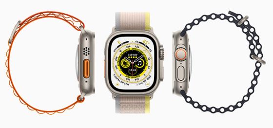 苹果手表Ultra有3个不同的表带