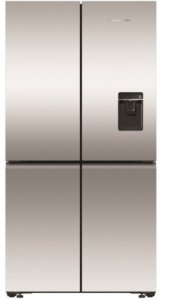 费雪派克538L嵌入式处理四门冰箱与冰和水分配器-不锈钢